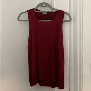 Dark Red Abbeline Tank Top
